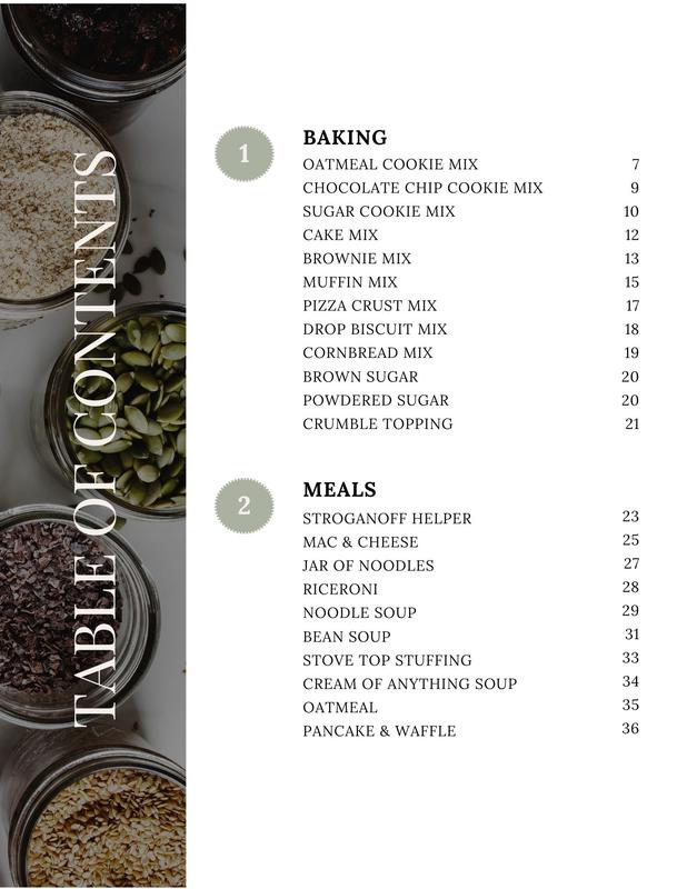 The Dry Mix Pantry — Homemade Mixes for Fast, Easy Meals