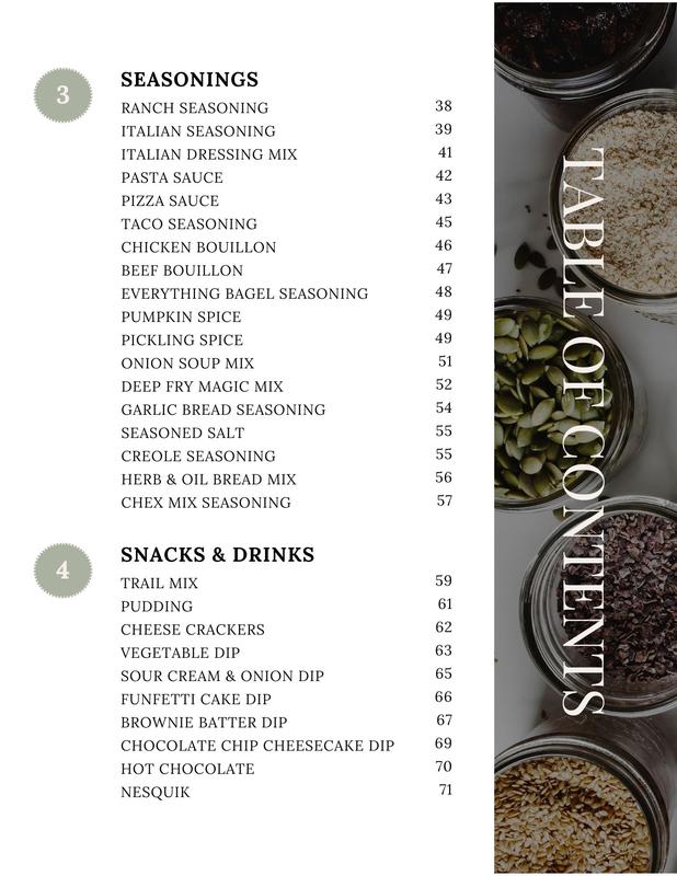 The Dry Mix Pantry — Homemade Mixes for Fast, Easy Meals