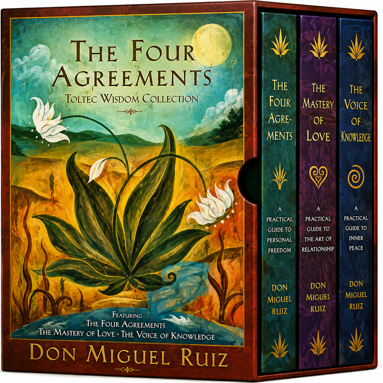 The Four Agreements Wisdom Collection — 3 Book Spiritual Growth Box Set