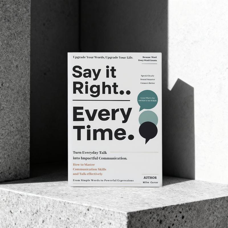 Say It Right, Every Time — Master Confident Communication